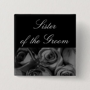 Sister of the Groom - Font Style/Size - Lucia 20 Button