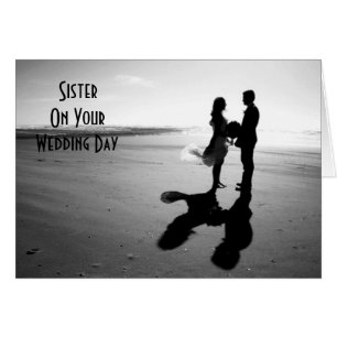 **SISTER** ON YOUR WEDDING DAY-=WISH LOVE CARDS
