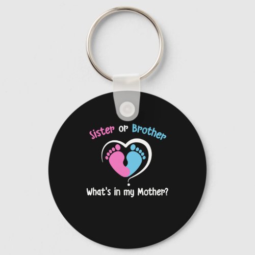 Sister or Brother Whats In my Mother Keychain