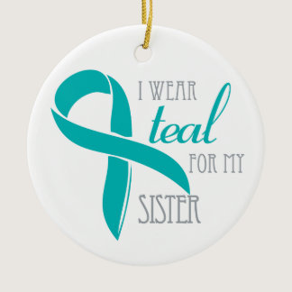 Sister - Ovarian Cancer Ornament