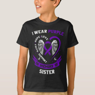 Sister Pancreatic Cancer Awareness Products Gifts T-Shirt