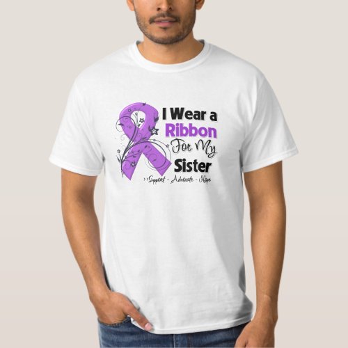 Sister _ Pancreatic Cancer Ribbon T_Shirt