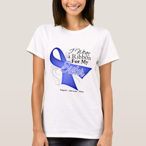 Sister Periwinkle Ribbon _ Stomach Cancer T_Shirt