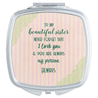 Sister, Person Compact Mirror