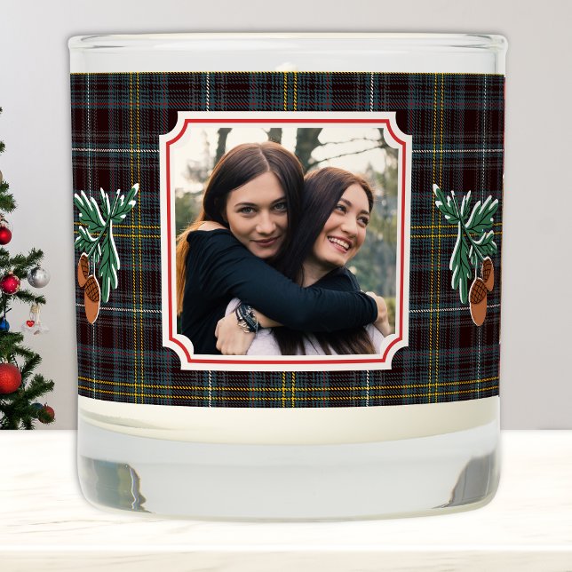 Sister Photo Collage Holiday Christmas Scented Candle (Sister Photo Collage Holiday Christmas Scented Candle)