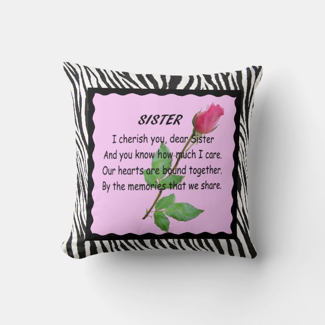 SISTER-PILLOW THROW PILLOW (Front)