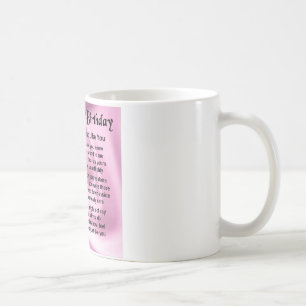 Sister poem  -  60th Birthday Coffee Mug
