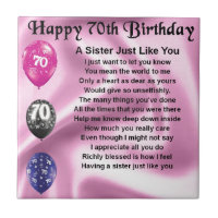 Sister Poem - 70th Birthday