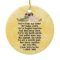 Sister Poem ornament