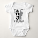 Sister Proudly Serves - ARMY Baby Bodysuit