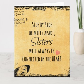 Sister Quote Card by QuoteLife at Zazzle