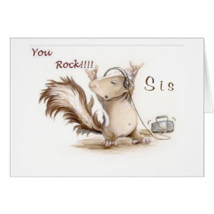 **SISTER** ROCKS AT AND ***ANY AGE*** CARDS