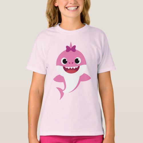 Sister Shark Pink T_Shirt