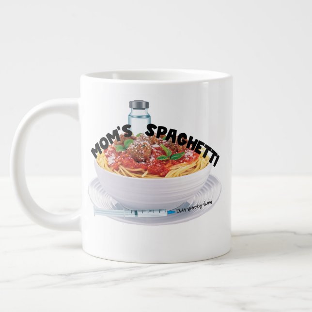 Sister Spaghetti Giant Coffee Mug (Left)
