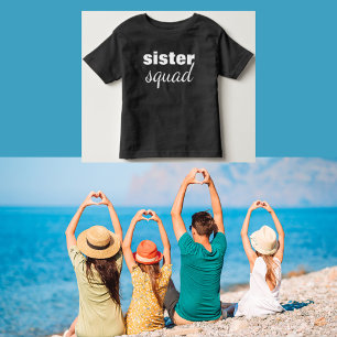 Sister Squad Black Girl's T-Shirt