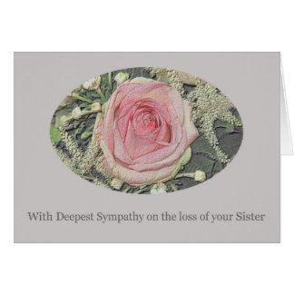 Sympathy On The Death Of A Sister Cards, Sympathy On The Death Of A ...