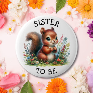 Sister to be   Woodland Themed Baby Shower But Button