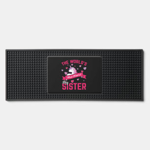 Sister Unicorn Gift Big Sister Magical Unicorn Bar Mat