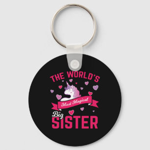 Sister Unicorn Gift Big Sister Magical Unicorn Keychain