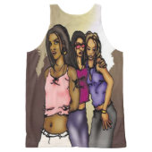 Sisterhood All-Over-Print Tank Top (Back)