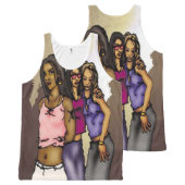 Sisterhood All-Over-Print Tank Top (Front and Back)