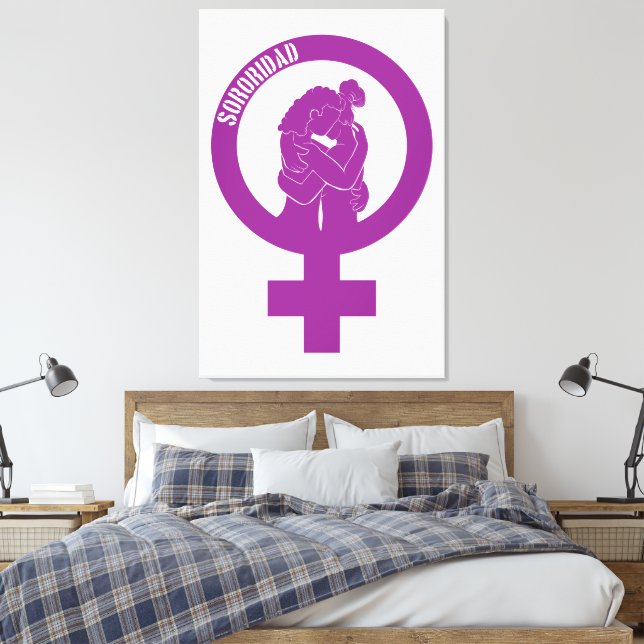 Sisterhood Canvas Print (Insitu(Bedroom))
