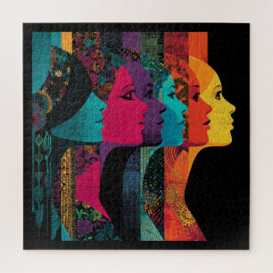 Sisterhood Gazing into the Infinite Jigsaw Puzzle