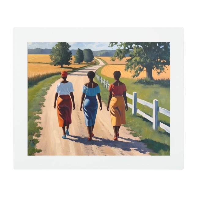 Sisterhood in Motion Metal Print (Front)