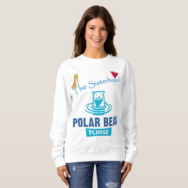 Sisterhood Polar Bear Plunge Sweatshirts (Front Full)