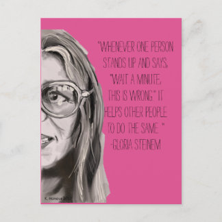 Sisterhood postcard- Gloria Postcard