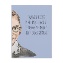 Sisterhood postcard- RBG