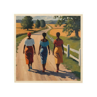 SisterhoodinMotion Wood Wall Art