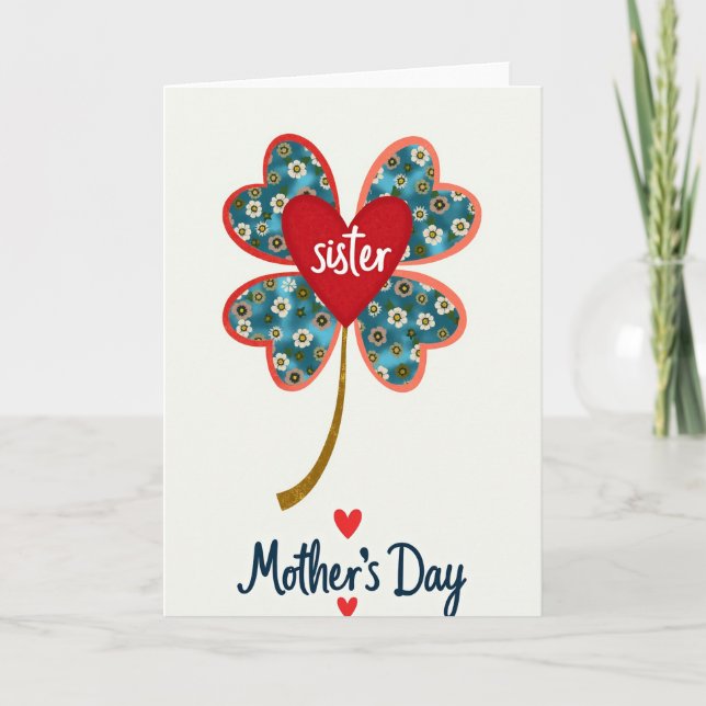 Sisterly Love Mothers Day Card (Front)