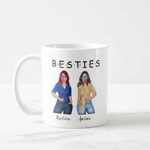 Sisters are best friends for life_Personalized Mug