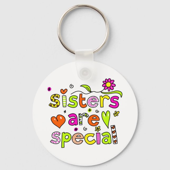 Sisters are Special Keychain (Front)