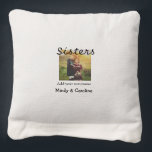 Sisters besties BFF add photo name title family te Cornhole Bags<br><div class="desc">Design</div>