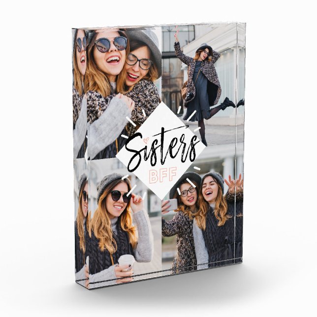 Sisters BFF | Best Friends Forever Photo Collage (Left)