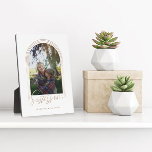 Sisters BFFs Elegant Arch Frame Photo Keepsake