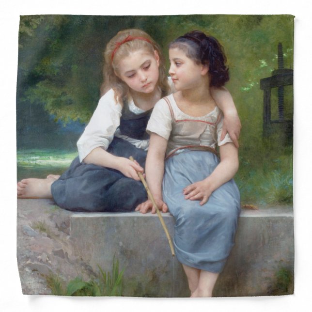Sisters, Bouguereau Bandana (Front)
