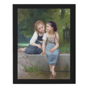 Sisters, Bouguereau Faux Canvas Print