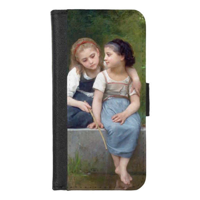 Sisters, Bouguereau iPhone Wallet Case (Front)