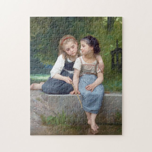 Sisters, Bouguereau Jigsaw Puzzle (Vertical)