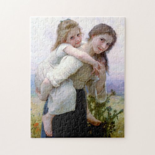 Sisters Bouguereau Jigsaw Puzzle