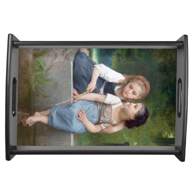 Sisters, Bouguereau Serving Tray (Front)