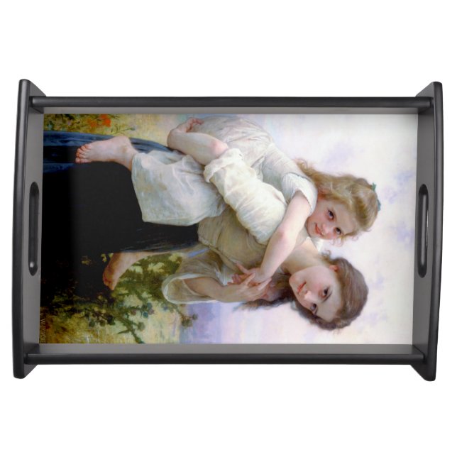 Sisters, Bouguereau Serving Tray (Front)