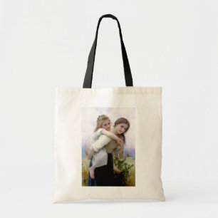 Sisters, Bouguereau Tote Bag