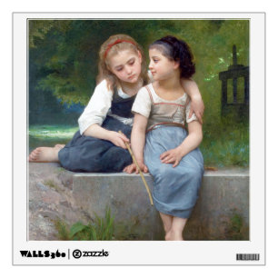 Sisters, Bouguereau Wall Decal