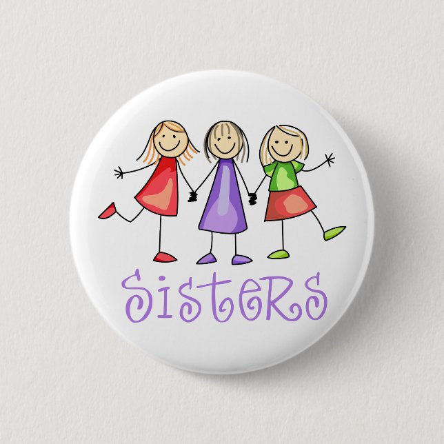 Sisters Button (Front)