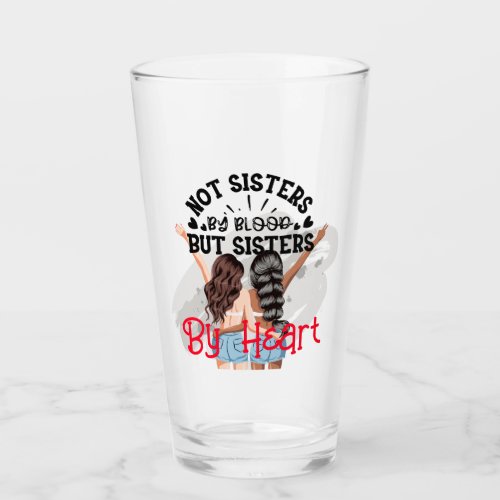 Sisters By Heart Glass