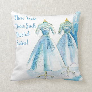 Sisters by Heather French Henry Throw Pillow